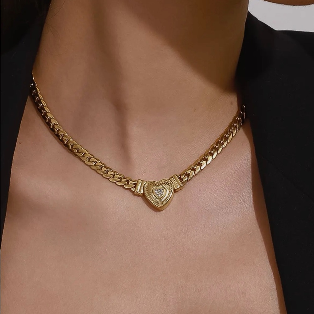 New 18k gold filled necklace